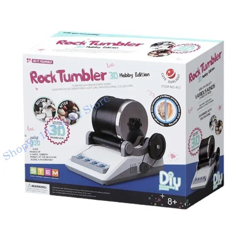 H9ED Rock Tumbler Electric Gemstones Polishing Machine Fun Physics Experiment Tool
H9ED Rock Tumbler Electric Gemstones Polishing Machine Fun Physics Experiment Tool