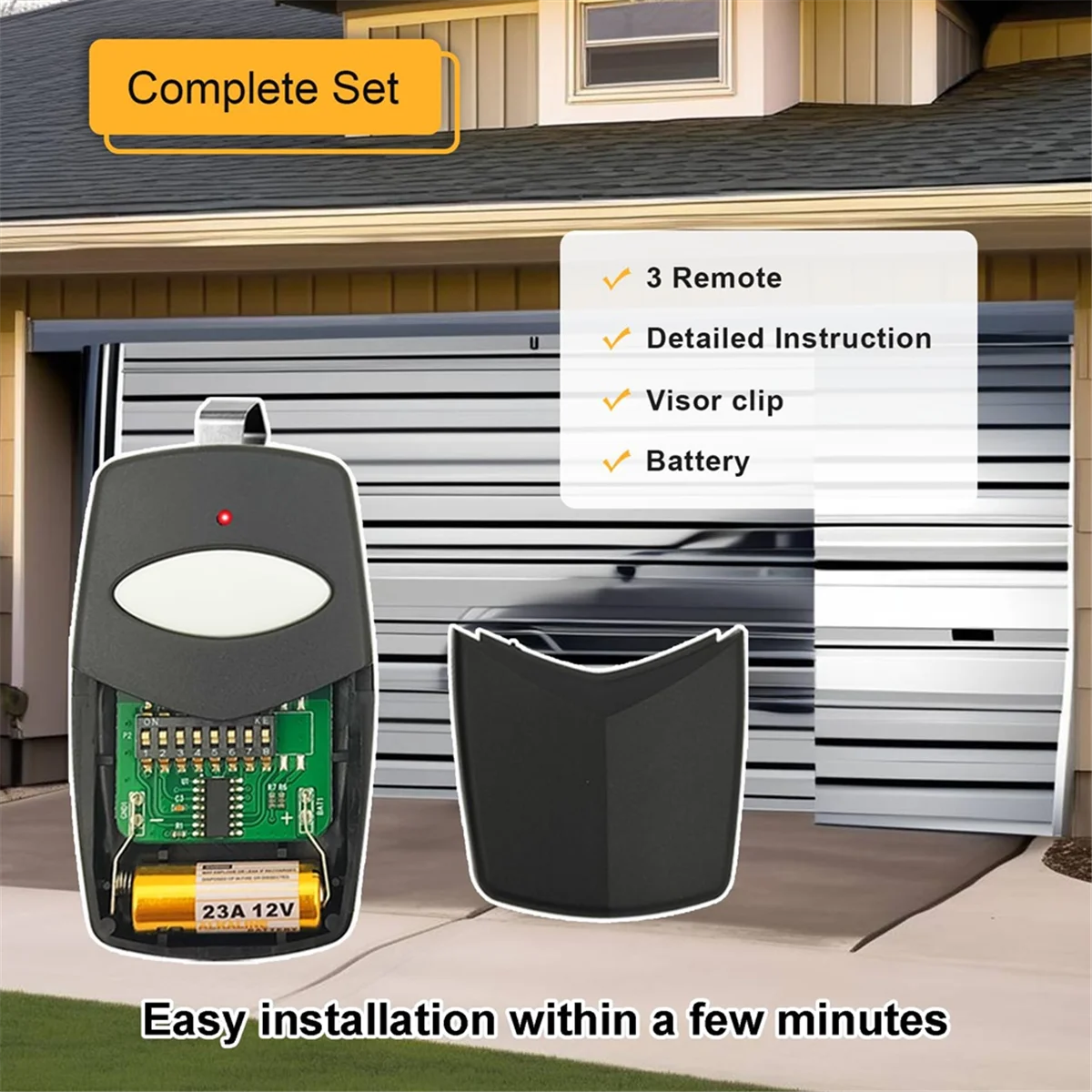 N-A26M для линейного DTC Delta 3, пульт дистанционного управления, 8 DIP-переключателей, устройство открывания гаражных ворот, замена DT DTA DTC DTD DT2D DNT00002A, 310 МГц, 3 шт.
N-A26M для линейного DTC Delta 3, пульт дистанционного управления, 8 DIP-переключателей, устройство открывания гаражных ворот, замена DT DTA DTC DTD DT2D DNT00002A, 310 МГц, 3 шт.