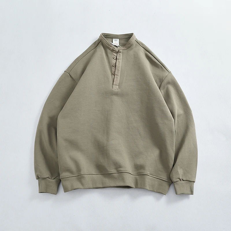 Autumn and Winter New Button Open Half Cardigan Pullover Sweater Heavyweight Washed 480gsm Heavy Jacket Sweatshirts Plus Size
Autumn and Winter New Button Open Half Cardigan Pullover Sweater Heavyweight Washed 480gsm Heavy Jacket Sweatshirts Plus Size