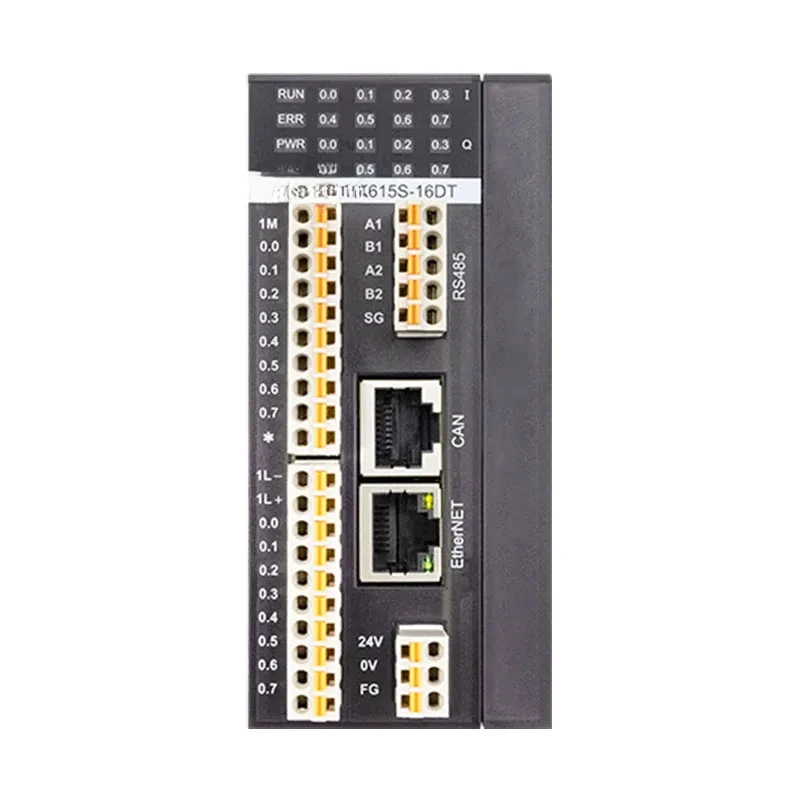 K6S series PLC controller 200KHZ high speed input/output K615S-16DT 8DI 8DO CPU module with Ethernet CAN RS485 port
K6S series PLC controller 200KHZ high speed input/output K615S-16DT 8DI 8DO CPU module with Ethernet CAN RS485 port