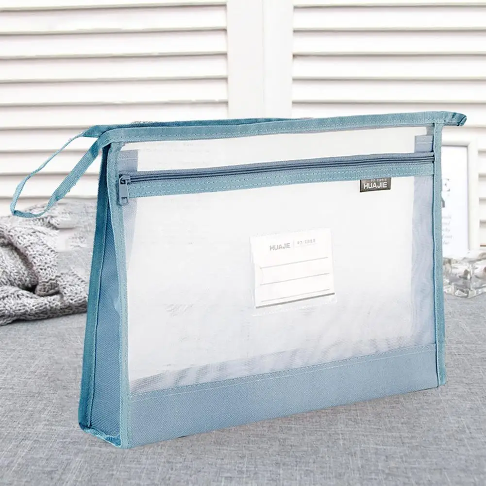 File Storage Holder Double-layer Mesh Zipper Pouch Convenient A4 File Holder for School Office Travel Organization
File Storage Holder Double-layer Mesh Zipper Pouch Convenient A4 File Holder for School Office Travel Organization