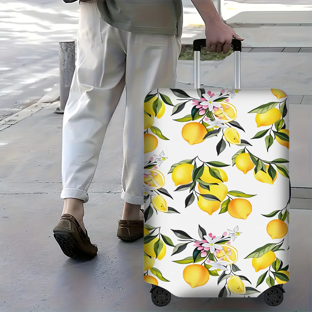 1-piece Lemon Floral luggage cover for luggage sizes 18-32 inches; dust and elastic travel accessories to effectively protect
1-piece Lemon Floral luggage cover for luggage sizes 18-32 inches; dust and elastic travel accessories to effectively protect