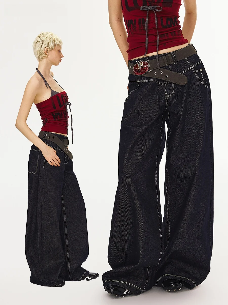 Оригинальный заказ любви, средняя высокая талия, 3D пошив, темно-синие джинсы, свободные широкие брюки, прямые джинсы для взрослых и женщин
Оригинальный заказ любви, средняя высокая талия, 3D пошив, темно-синие джинсы, свободные широкие брюки, прямые джинсы для взрослых и женщин