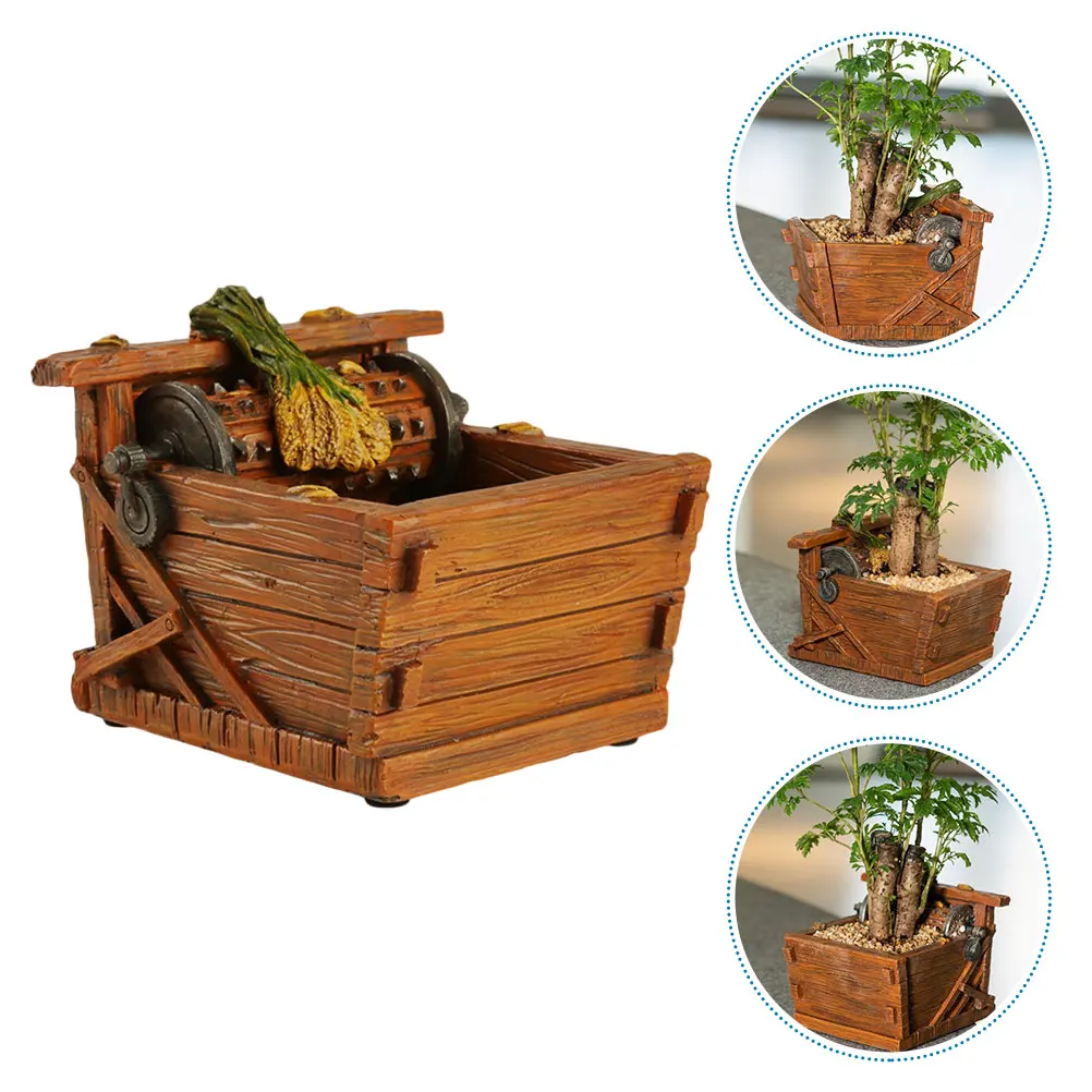 1pc Retro Threshing Machine Ornaments Vintage Decor Indoor Flower Pot Resin Material Durable Long Term Use Creative Shape Design
1pc Retro Threshing Machine Ornaments Vintage Decor Indoor Flower Pot Resin Material Durable Long Term Use Creative Shape Design