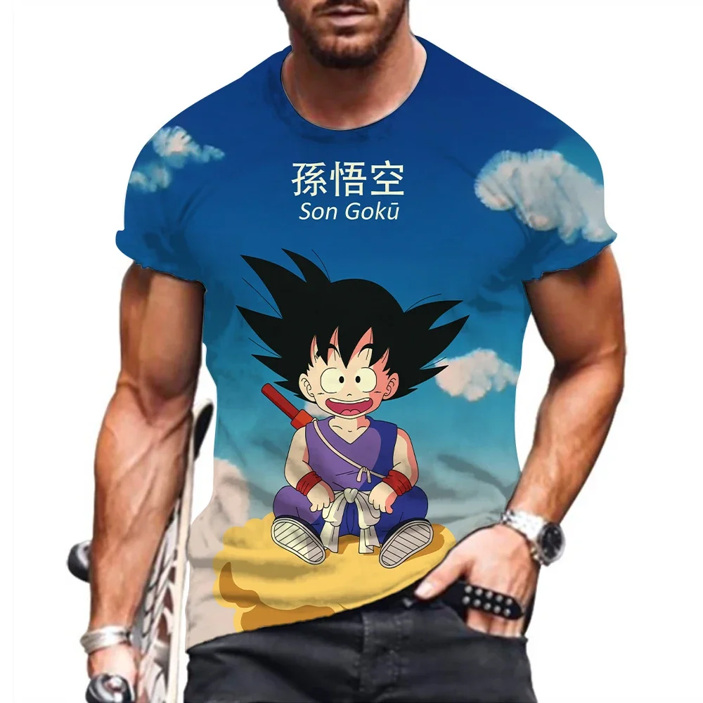 Funny Anime Dragon Ball Z Goku 100-5XL Men's T-shirt Tops Vegeta High Quality Clothing Fashion Streetwear Shirts Men T Shirt
Funny Anime Dragon Ball Z Goku 100-5XL Men's T-shirt Tops Vegeta High Quality Clothing Fashion Streetwear Shirts Men T Shirt