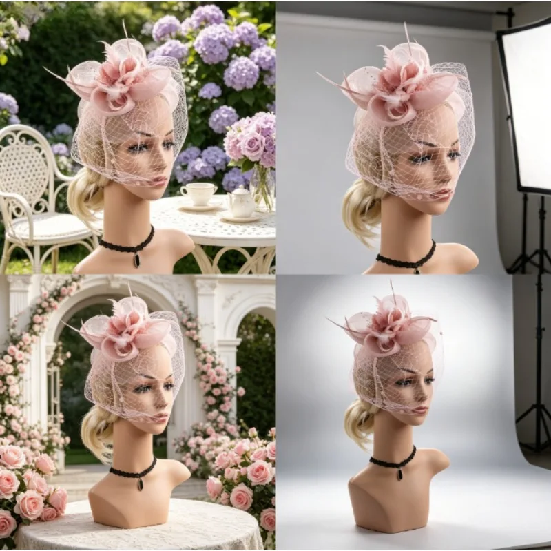 Lace Rose Fascinator Clip – Vintage Cocktail Hat for Ladie – Breathable & Adjustable – Ideal for Dinner Party Photoshoot Costume
Lace Rose Fascinator Clip – Vintage Cocktail Hat for Ladie – Breathable & Adjustable – Ideal for Dinner Party Photoshoot Costume