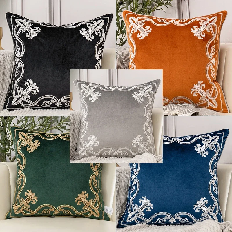 Luxurious Velvet Cushion Cover Elegant Embroidery Pillowcases Elegant Geometric Pattern Throw Pillowcase For Sofa Couch Bedroom
Luxurious Velvet Cushion Cover Elegant Embroidery Pillowcases Elegant Geometric Pattern Throw Pillowcase For Sofa Couch Bedroom