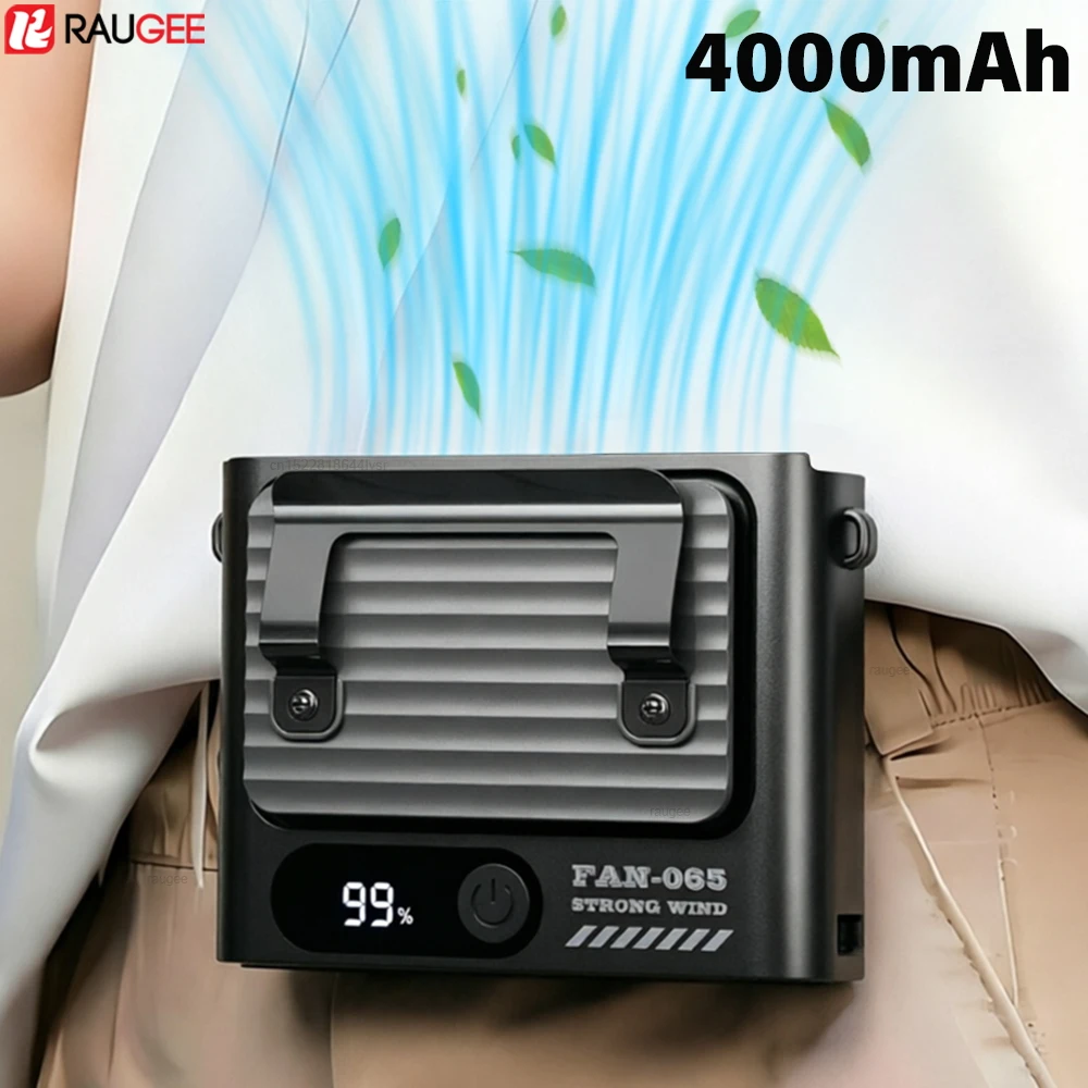 Waist Fan Portable Clip Fan Hanging Neck Fan 4000mAh USB Rechargeable Outdoor Wireless Mini Waist On Fan with Digital Display
Waist Fan Portable Clip Fan Hanging Neck Fan 4000mAh USB Rechargeable Outdoor Wireless Mini Waist On Fan with Digital Display