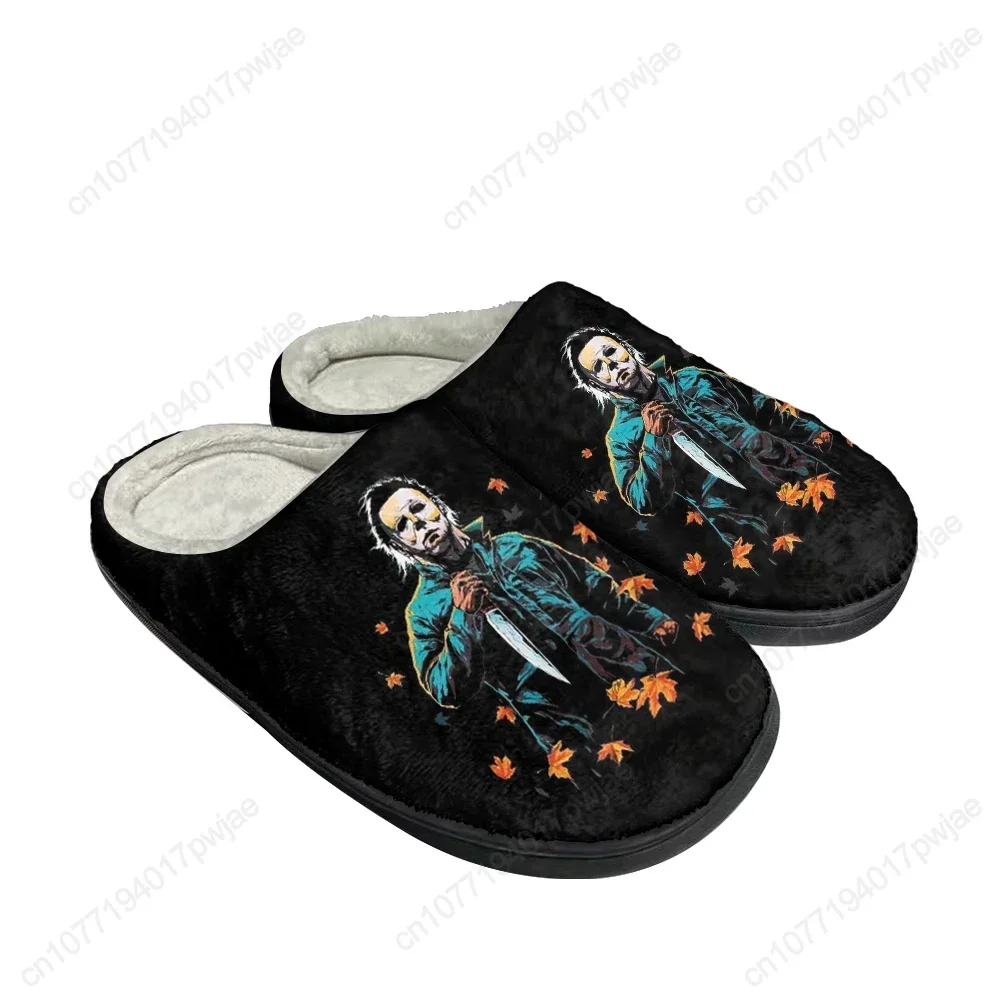 Terror Michael Myers Cotton Custom Slippers Mens Womens Sandals Plush Casual Keep Warm Shoes Thermal Soft Plush Non-Slip Slipper
Terror Michael Myers Cotton Custom Slippers Mens Womens Sandals Plush Casual Keep Warm Shoes Thermal Soft Plush Non-Slip Slipper