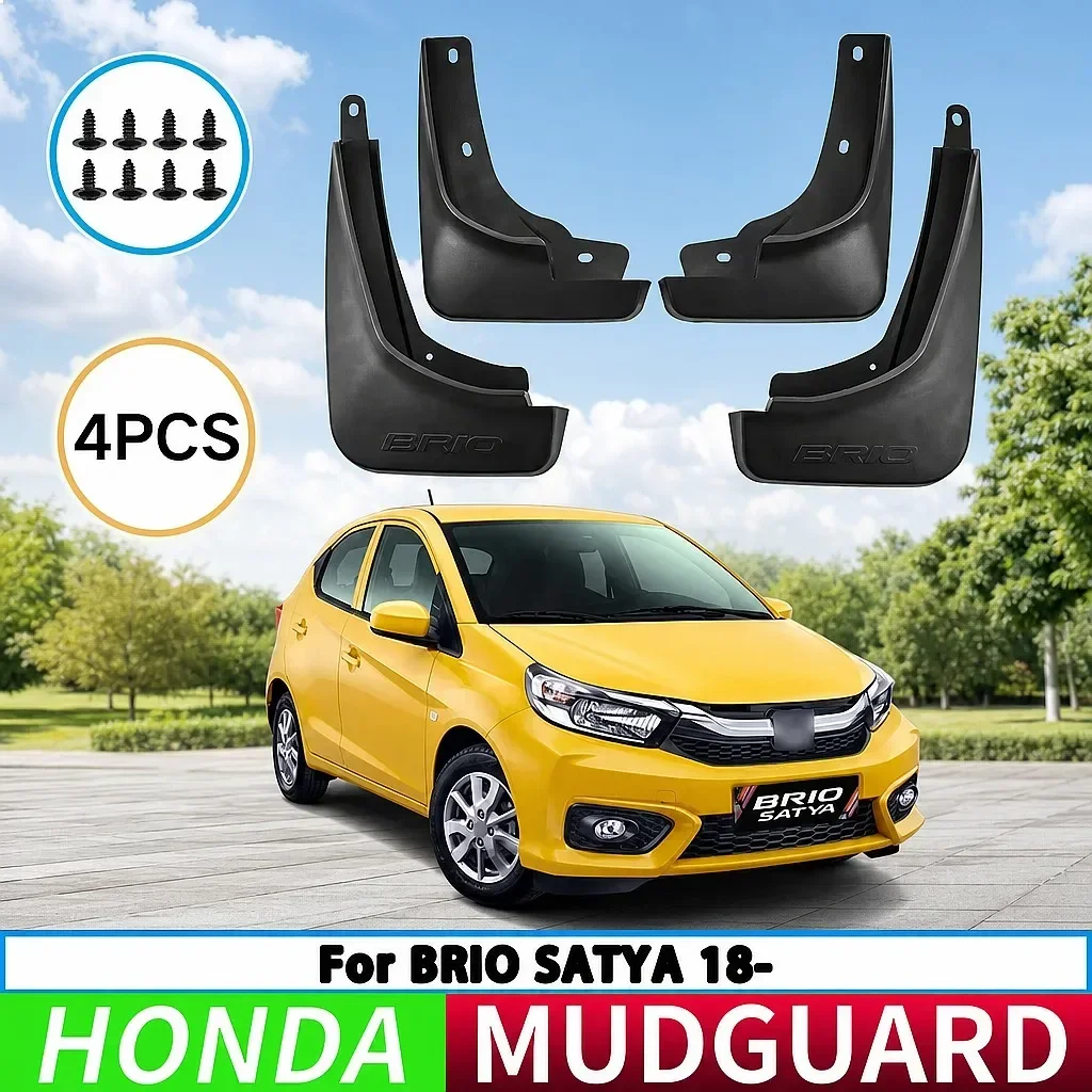 For Honda Brio Satya 2018-2024 Car Tire Fender Splash Guard Mud Flaps Front Rear 4pcs
For Honda Brio Satya 2018-2024 Car Tire Fender Splash Guard Mud Flaps Front Rear 4pcs