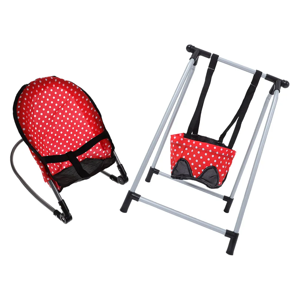 1Set Baby Rocking Chair Swing Set Accessories for Girls Pretend Play Sturdy Metal Frame Encourage Creative Nursery Play
1Set Baby Rocking Chair Swing Set Accessories for Girls Pretend Play Sturdy Metal Frame Encourage Creative Nursery Play