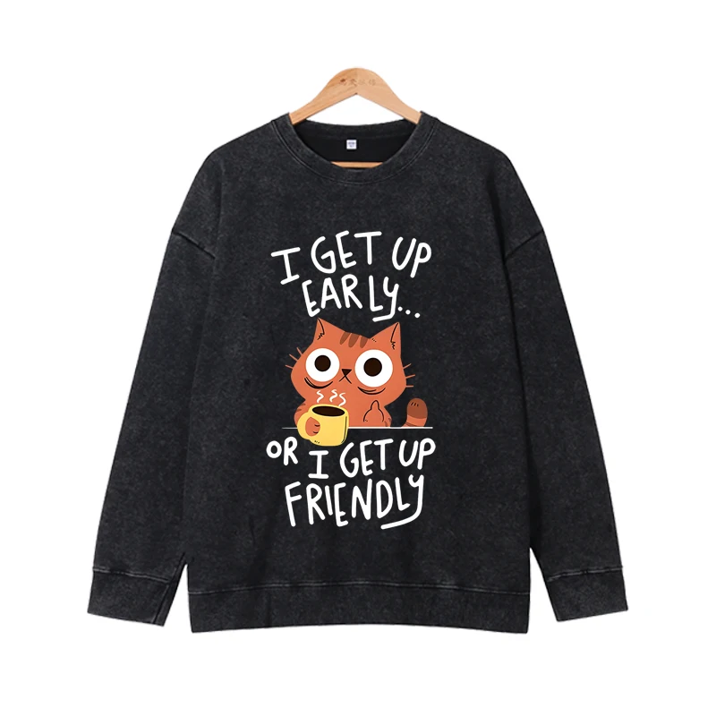 Coffee kitten round neck top men's fashion pattern printed sportswear women's casual Harajuku streetwear friends
Coffee kitten round neck top men's fashion pattern printed sportswear women's casual Harajuku streetwear friends