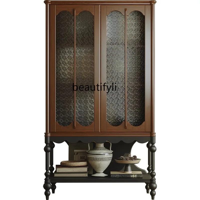 French retro solid wood decorative cabinet designer furniture antique storage wine cabinet storage display cabinet
French retro solid wood decorative cabinet designer furniture antique storage wine cabinet storage display cabinet