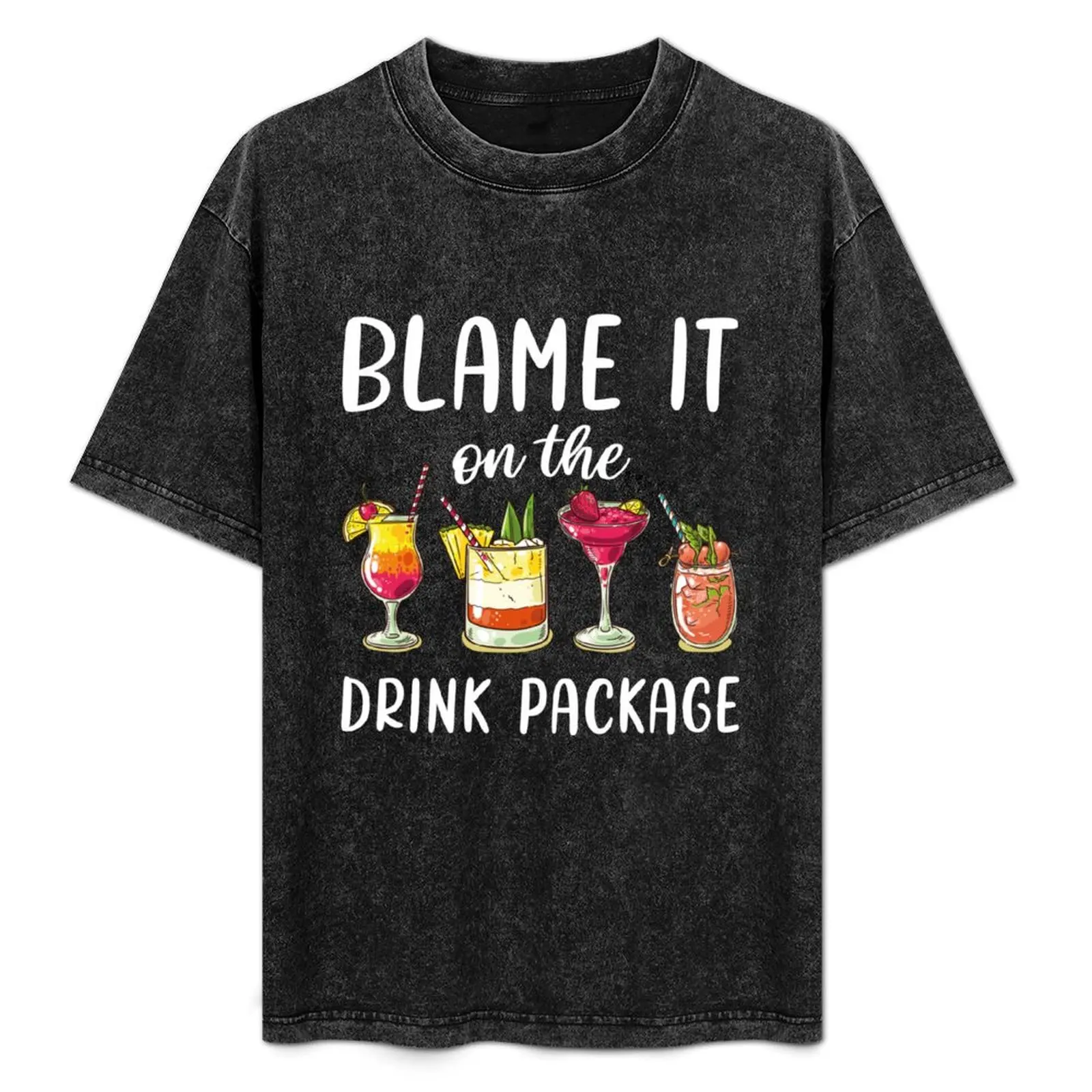Blame It On The Drink Package T-Shirt Fashion Casual Short Sleeve T-Shirt
Blame It On The Drink Package T-Shirt Fashion Casual Short Sleeve T-Shirt