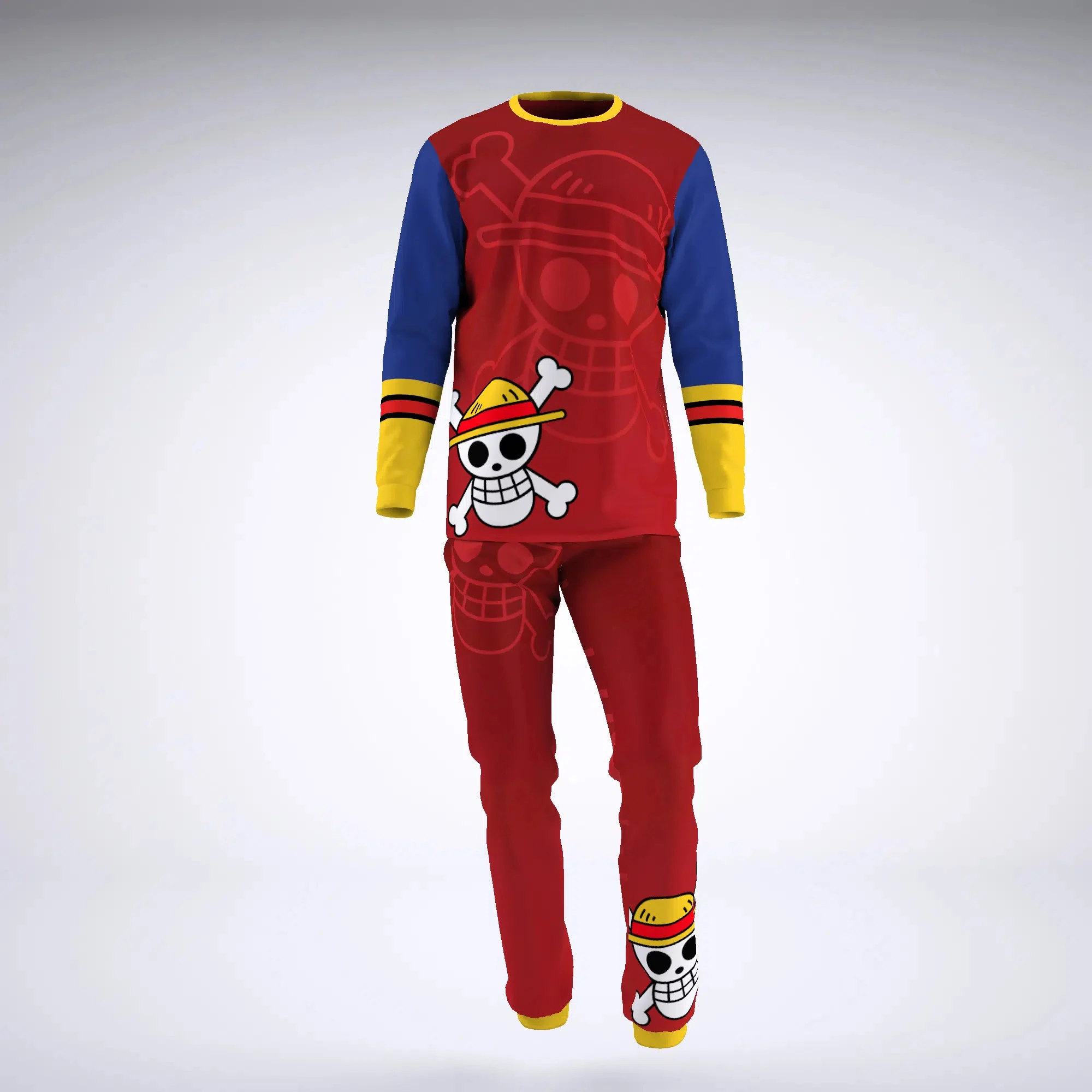 2026 ONE PIECE New Men And Women Long sleeved Long pants Sleepwear Set Y2K Fashion Sports Comfortable Leisure Oversized Set
2026 ONE PIECE New Men And Women Long sleeved Long pants Sleepwear Set Y2K Fashion Sports Comfortable Leisure Oversized Set