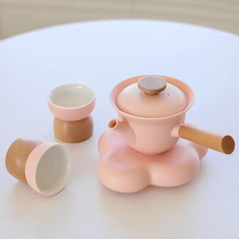 Beautiful Pink Kung Fu Tea Set Simple Modern Light Luxury Tea Accessories High-grade Ceramic Tea Cup Business Gift
Beautiful Pink Kung Fu Tea Set Simple Modern Light Luxury Tea Accessories High-grade Ceramic Tea Cup Business Gift