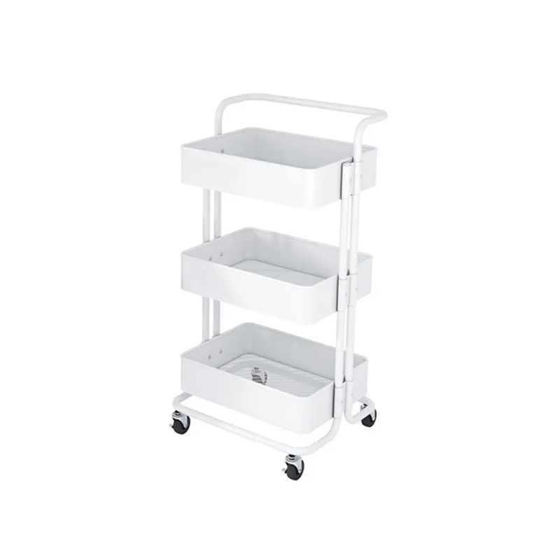 Household trolley rack Floor-to-ceiling multi-layer storage rack Movable wheeled snack storage rack
Household trolley rack Floor-to-ceiling multi-layer storage rack Movable wheeled snack storage rack