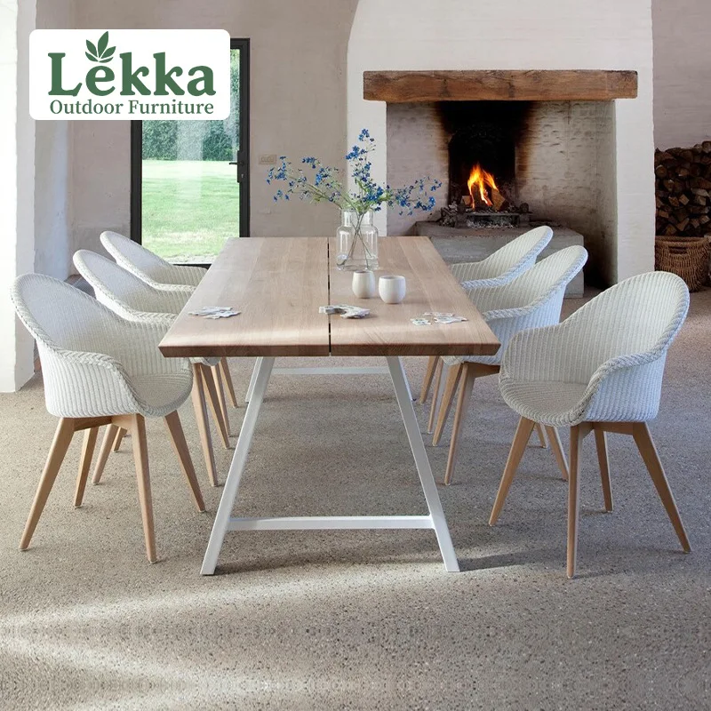 Customized Outdoor Teak Tables And Chairs Villa Simple Balcony Solid Wood Rattan Chairs Homestay Garden Furniture Outdoor Hotel
Customized Outdoor Teak Tables And Chairs Villa Simple Balcony Solid Wood Rattan Chairs Homestay Garden Furniture Outdoor Hotel
