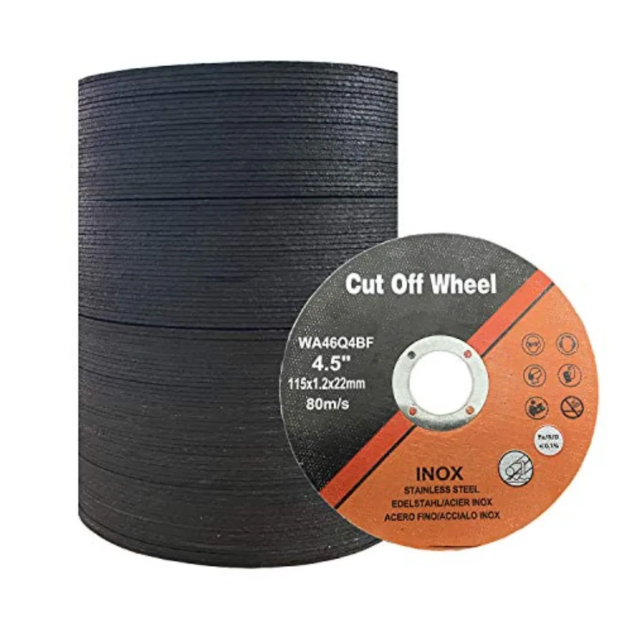 Cutting Wheel 4-1/2 Inch 100 PCS Cut Off Wheel 4.5" x.047 x7/8" Cutting Disc Ultra Thin Metal and Stainless SteelFits Angle Gri
Cutting Wheel 4-1/2 Inch 100 PCS Cut Off Wheel 4.5" x.047 x7/8" Cutting Disc Ultra Thin Metal and Stainless SteelFits Angle Gri