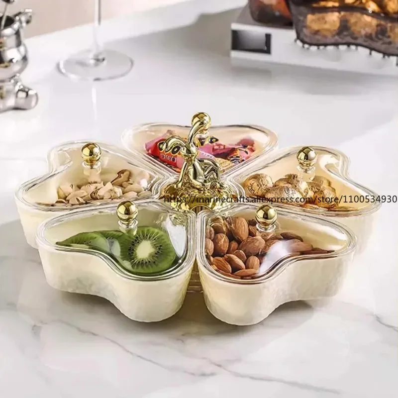 Rotable Dried Fruit Tray Light Luxury High-quality Storage Home Living Room Tea Table Snacks Placing Fruit Tray
Rotable Dried Fruit Tray Light Luxury High-quality Storage Home Living Room Tea Table Snacks Placing Fruit Tray