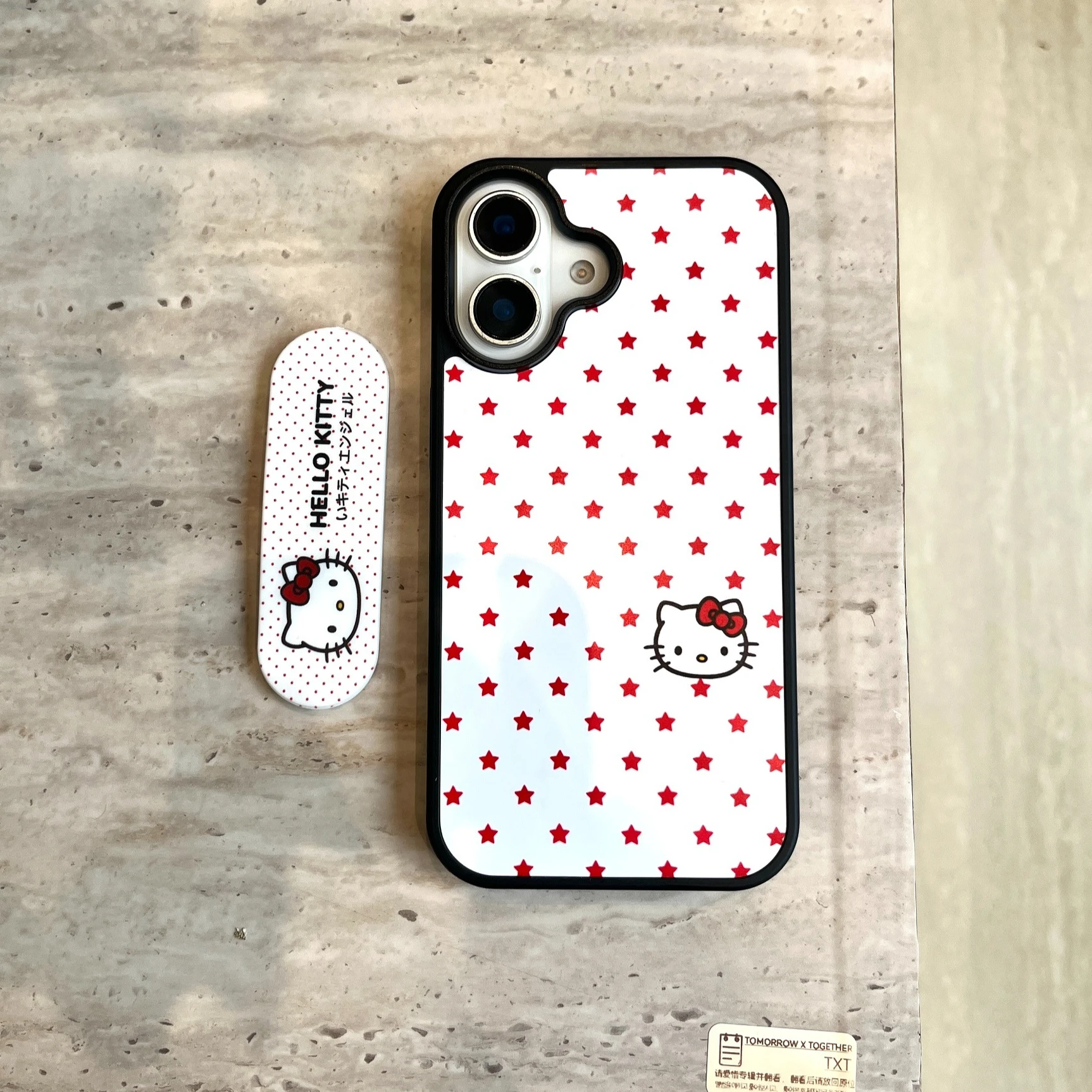 Cute Cartoon Sanrio Hello Kitty Personality Bracket Mobile Phone Case for IPhone 16ProMax 16 15 14 13 ProMax Phone Case
Cute Cartoon Sanrio Hello Kitty Personality Bracket Mobile Phone Case for IPhone 16ProMax 16 15 14 13 ProMax Phone Case