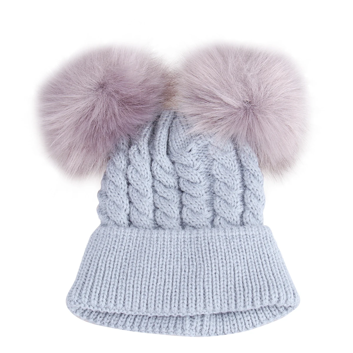 Kids Hat Baby Warm Twisted Knit Double Hairball Soft Comfortable Baby Knit Hat Beanie Cap For Toddler Grey
Kids Hat Baby Warm Twisted Knit Double Hairball Soft Comfortable Baby Knit Hat Beanie Cap For Toddler Grey