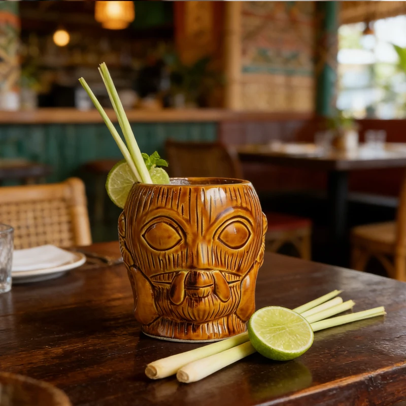 1pcs Funny Whiskey Cup Bar Retro Beverage Mug Personalized Hawaiian Style Cocktail Cup Creative Ceramic Tiki Cup Exquisite Gifts
1pcs Funny Whiskey Cup Bar Retro Beverage Mug Personalized Hawaiian Style Cocktail Cup Creative Ceramic Tiki Cup Exquisite Gifts