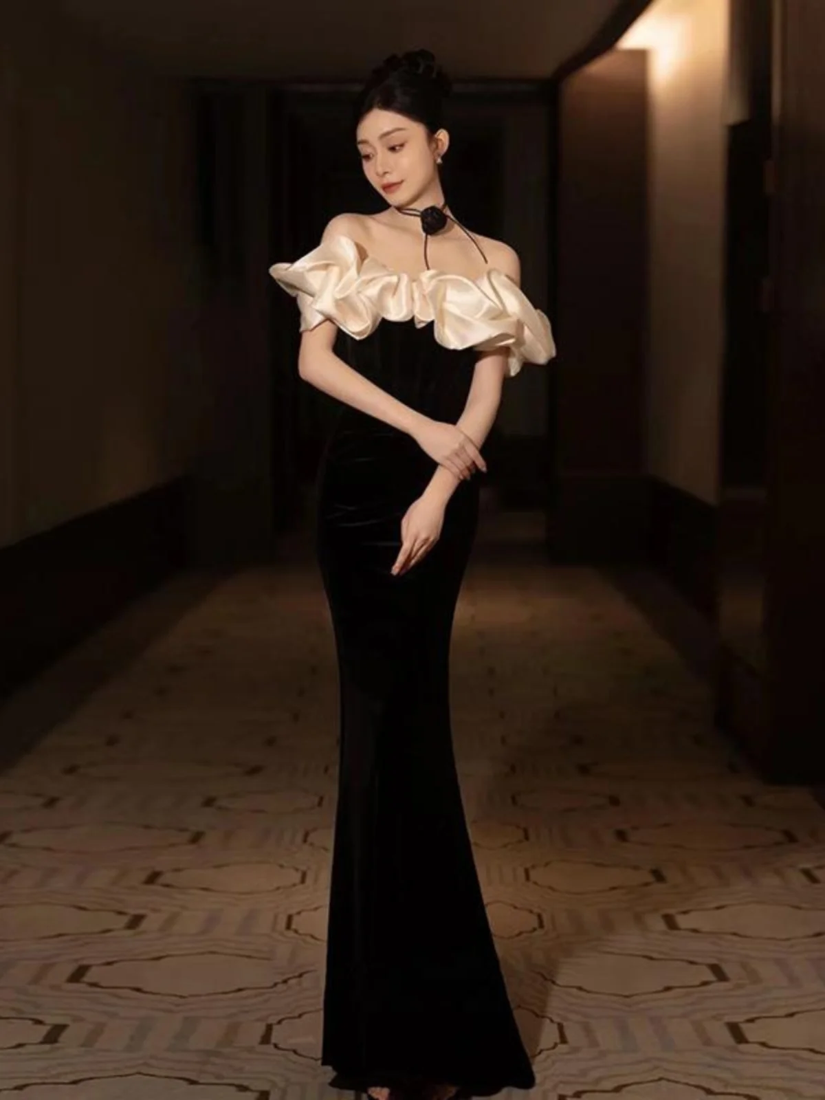 Элегантное вечернее платье-русалка с эффектом хвоста русалки для женщин, роскошное, матовое, в пол, для торжественных мероприятий
Элегантное вечернее платье-русалка с эффектом хвоста русалки для женщин, роскошное, матовое, в пол, для торжественных мероприятий