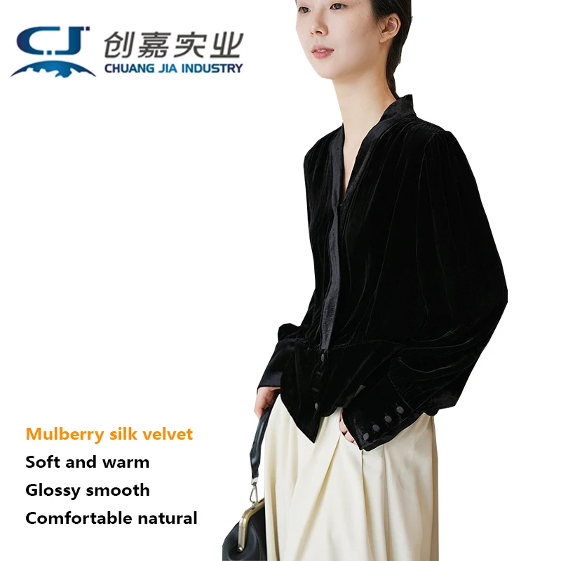 Высококачественная шелковая бархатная весенне-осенняя женская рубашка с длинным рукавом, асимметричная рубашка с v-образным вырезом, молодежная модная уличная одежда
Высококачественная шелковая бархатная весенне-осенняя женская рубашка с длинным рукавом, асимметричная рубашка с v-образным вырезом, молодежная модная уличная одежда