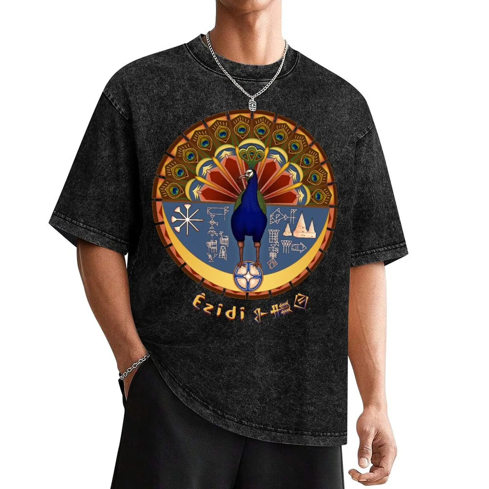 Yazidi Melek Taus T-Shirt blacks custom shirt customs design your own plus size men clothing
Yazidi Melek Taus T-Shirt blacks custom shirt customs design your own plus size men clothing