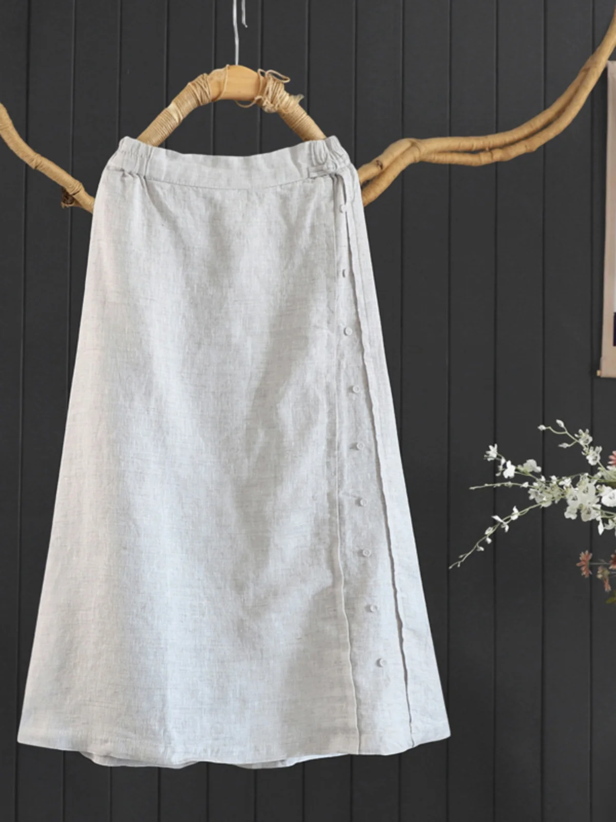 Ретро-юбка миди А-силуэта из льна для женщин, весна-лето, новая коллекция, с высокой талией, 90% хлопок, 0% лен, универсальная цветная юбка
Ретро-юбка миди А-силуэта из льна для женщин, весна-лето, новая коллекция, с высокой талией, 90% хлопок, 0% лен, универсальная цветная юбка