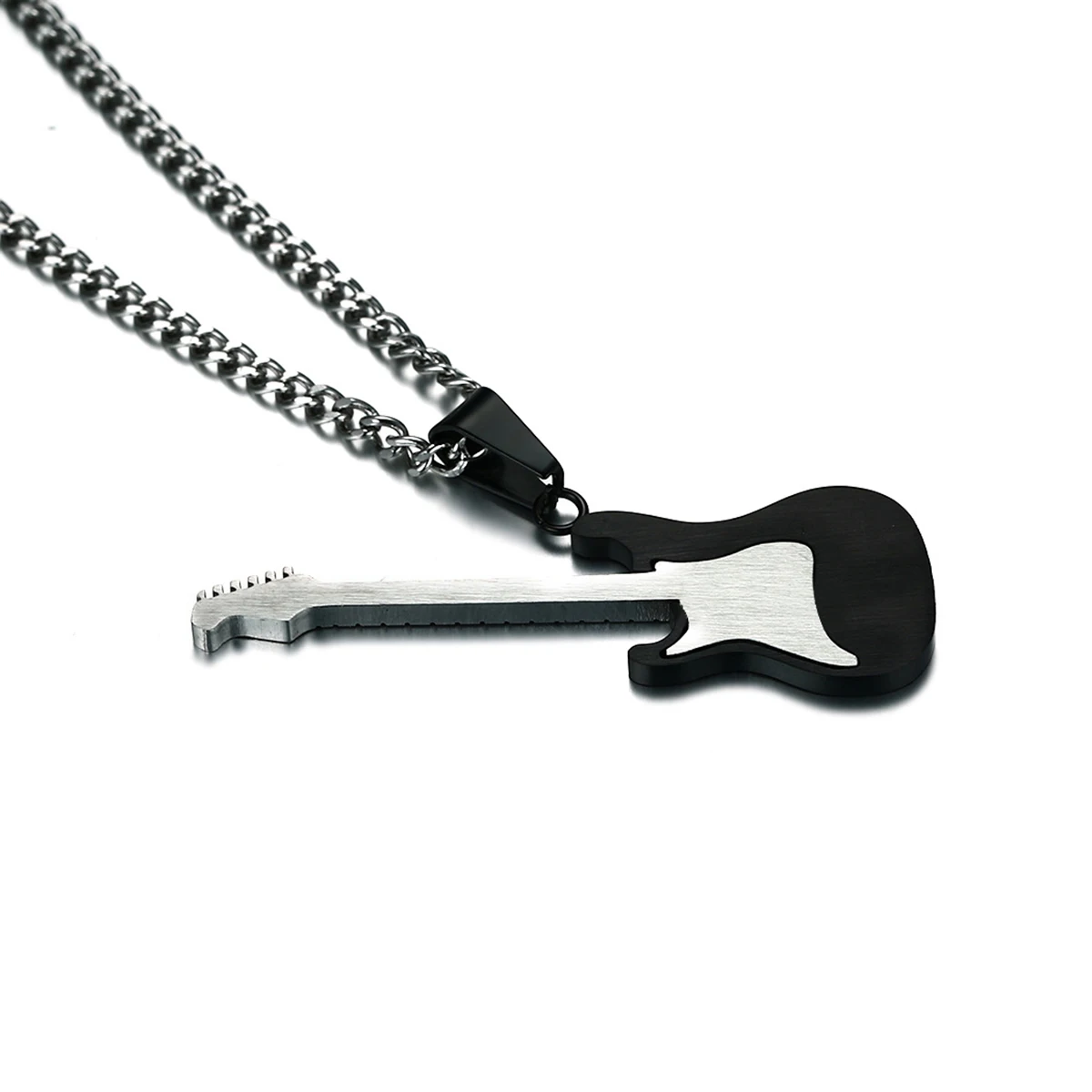 Guitar Pendant Sweather Chain Pendants Necklace Shaped European and American Matching
Guitar Pendant Sweather Chain Pendants Necklace Shaped European and American Matching