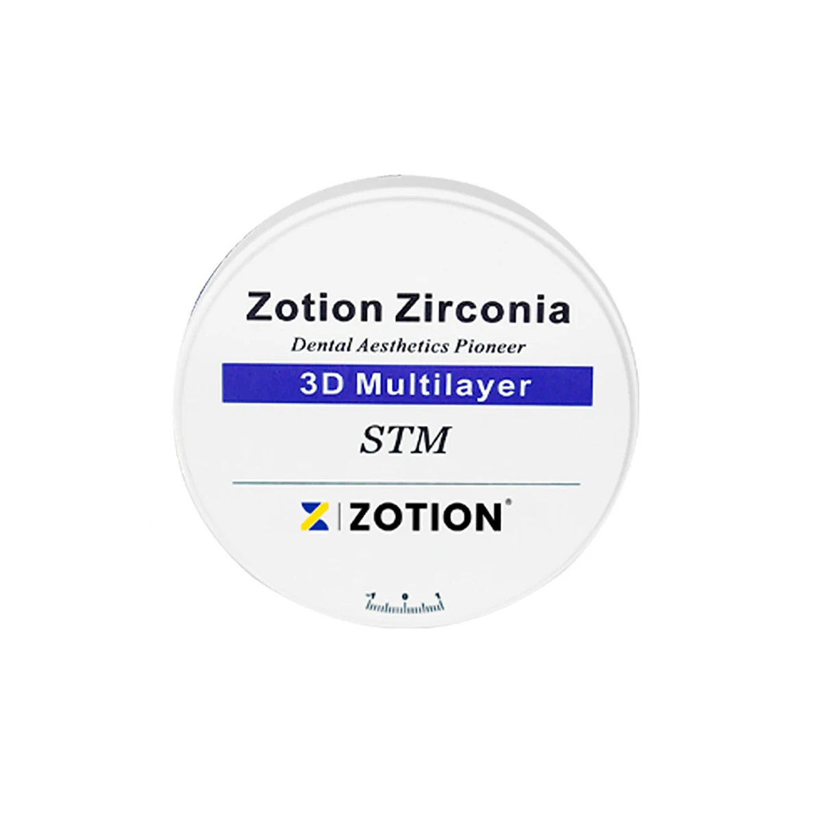 1Piece Dental Zirconia Ceramics Block Dental Aesthetics Pioneer 3D Multilayer Disc for STM Posterior Teeth with Multiple Layers
1Piece Dental Zirconia Ceramics Block Dental Aesthetics Pioneer 3D Multilayer Disc for STM Posterior Teeth with Multiple Layers