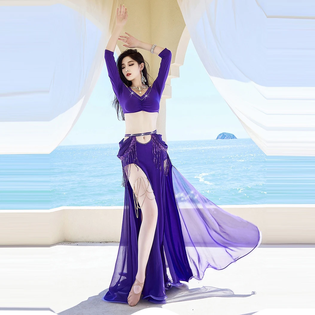 New belly dance costumes for women's high-end elegant performance clothing adult Oriental dance professional training clothes
New belly dance costumes for women's high-end elegant performance clothing adult Oriental dance professional training clothes
