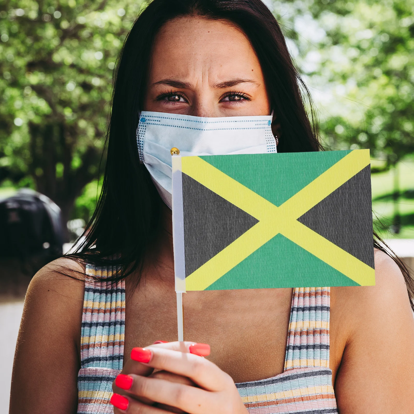 100pcs Mini Jamaica Flag Handheld Small Jamaican Flags On Sticks For Party Sports Events National Flags Decorations Outdoor
100pcs Mini Jamaica Flag Handheld Small Jamaican Flags On Sticks For Party Sports Events National Flags Decorations Outdoor