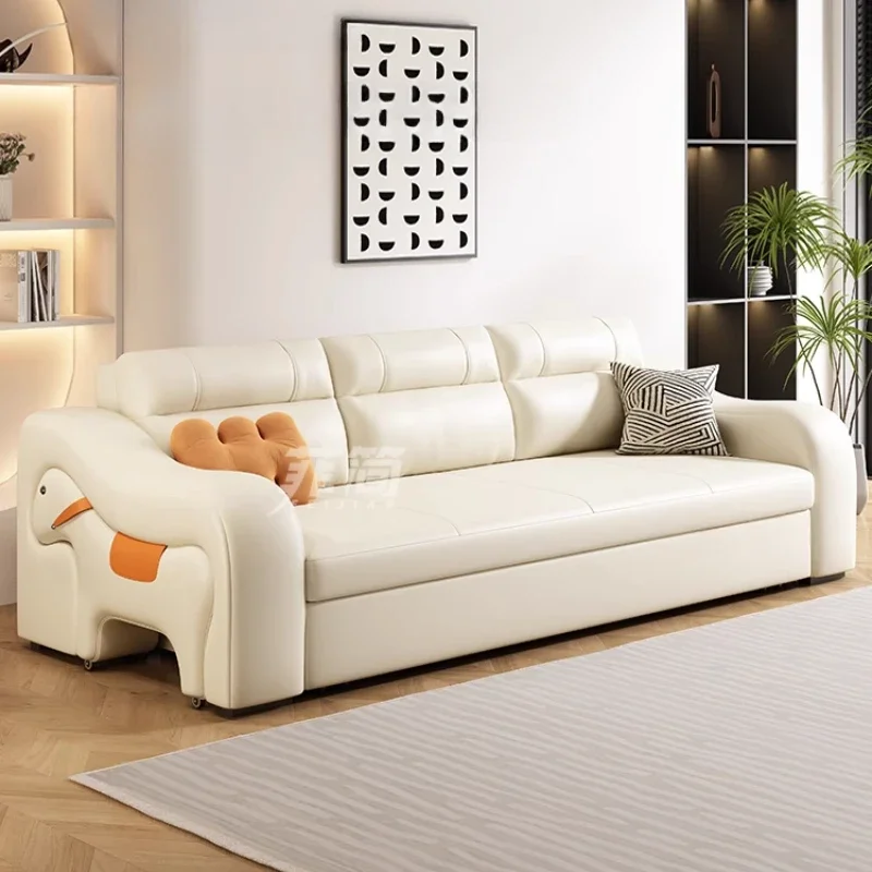Cream Wind Living Room Sofa Bed Small Apartment Folding Dual-purpose Sofa Bed Recliner Designer Divano Soggiorno Home Furniture
Cream Wind Living Room Sofa Bed Small Apartment Folding Dual-purpose Sofa Bed Recliner Designer Divano Soggiorno Home Furniture