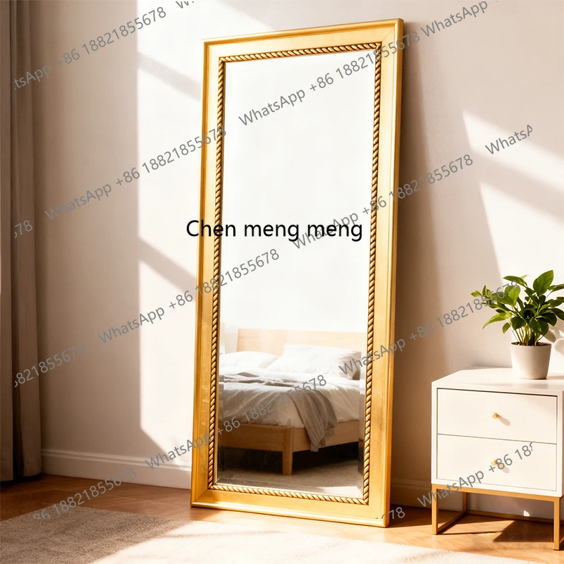 Французское светлое роскошное зеркало в полный рост для дома, гостиной, роскошное напольное зеркало, магазин одежды, высококачественное зеркало в полный рост
Французское светлое роскошное зеркало в полный рост для дома, гостиной, роскошное напольное зеркало, магазин одежды, высококачественное зеркало в полный рост