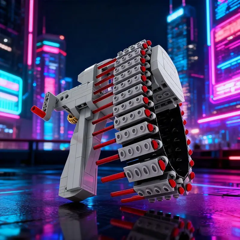 Military Series Repeating Rapid-fire Revolver Model with Launcher Bullet Building Blocks 15301 15303 Assembly Educational Toys
Military Series Repeating Rapid-fire Revolver Model with Launcher Bullet Building Blocks 15301 15303 Assembly Educational Toys