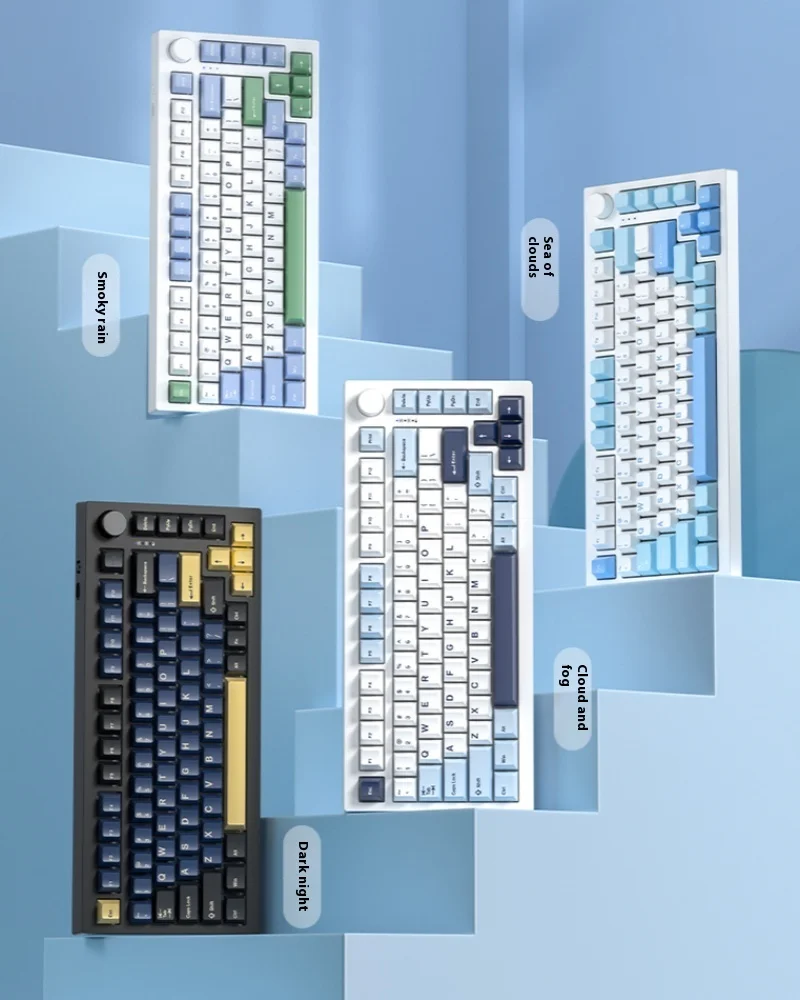 Jingsu S82 Wireless Three-Mode Mechanical Keyboard Customized Bluetooth Cable Gaming Office Multi-Scene Application
Jingsu S82 Wireless Three-Mode Mechanical Keyboard Customized Bluetooth Cable Gaming Office Multi-Scene Application
