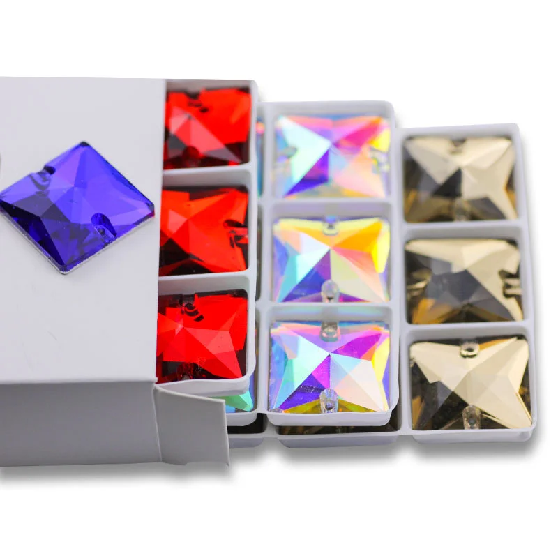Square Shape 6 Sizes Sew On Rhinestones All Colors Glass Flatback Sewing Crystal for Clothes Decoration стразы
Square Shape 6 Sizes Sew On Rhinestones All Colors Glass Flatback Sewing Crystal for Clothes Decoration стразы