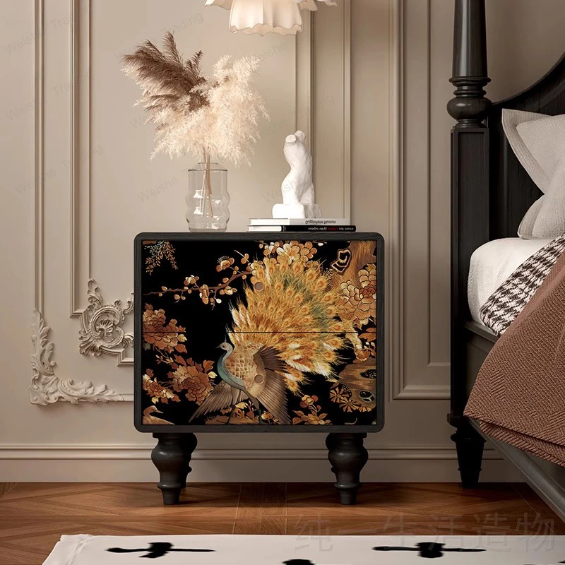 Storage Nordic Bedside Table Aesthetic Elegant Luxury Style Nightstand Round Quality Meubles De Chambre Bedroom Furniture
Storage Nordic Bedside Table Aesthetic Elegant Luxury Style Nightstand Round Quality Meubles De Chambre Bedroom Furniture