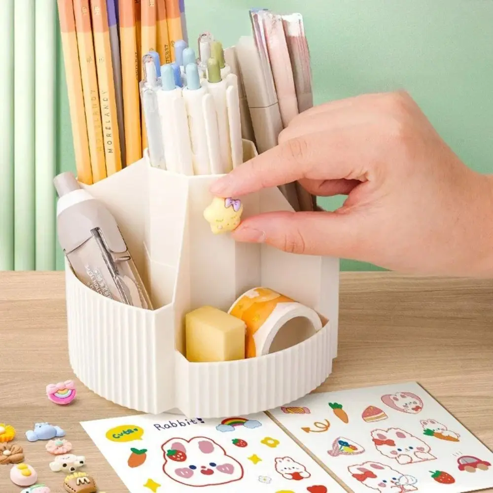 Large Capacity Stationery Organizer 5 Compartments 360-Degree Rotation Pencil Cup Pot Durable Versatile Storage Storage Box Home
Large Capacity Stationery Organizer 5 Compartments 360-Degree Rotation Pencil Cup Pot Durable Versatile Storage Storage Box Home