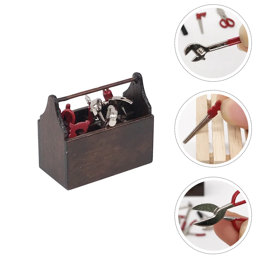 Dollhouse Toolbox Mini Family Adornment Layout Accessories Miniature Suit Decor Scene Matching Model Ornament Crafts
Dollhouse Toolbox Mini Family Adornment Layout Accessories Miniature Suit Decor Scene Matching Model Ornament Crafts