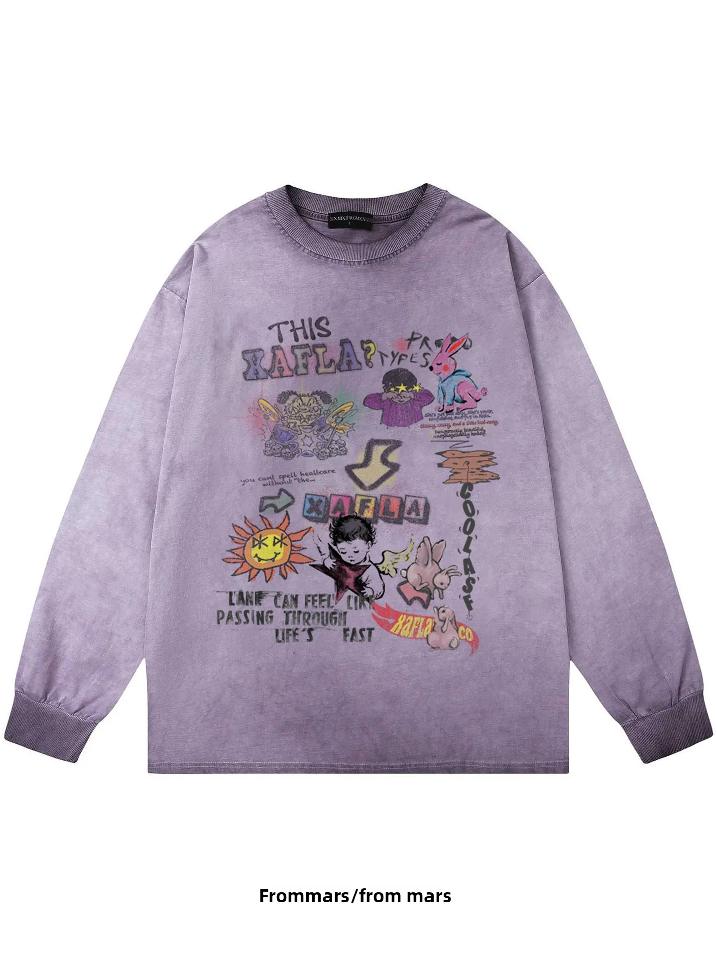 Повседневная свободная футболка с длинным рукавом и аниме-принтом для пар, модная, в уличном стиле, дышащая, из хлопка, для осени
Повседневная свободная футболка с длинным рукавом и аниме-принтом для пар, модная, в уличном стиле, дышащая, из хлопка, для осени