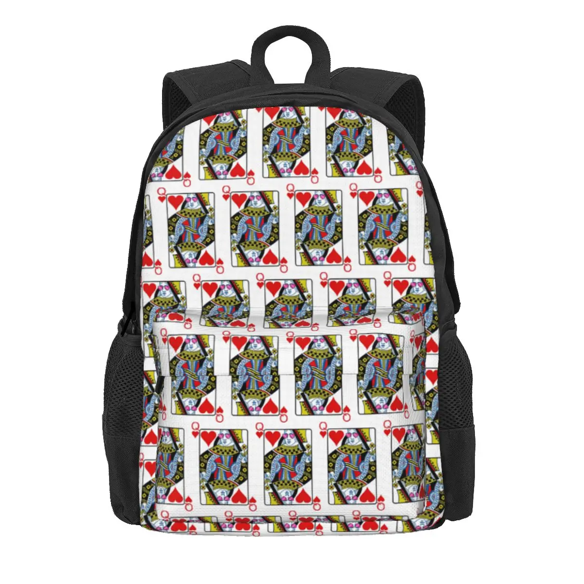 Casino Nights Red Queen Of Hearts Backpack Daypack Large Capacity Children BookBag School Bag Shoulder Bags for Men Women
Casino Nights Red Queen Of Hearts Backpack Daypack Large Capacity Children BookBag School Bag Shoulder Bags for Men Women