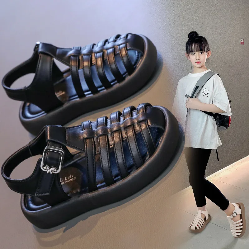 Children's Shoes 2025 Summer New Girls' Princess Sandals Soft Sole Girls's Roman Beach Shoes Anti Slip Boys' Sports Sandals
Children's Shoes 2025 Summer New Girls' Princess Sandals Soft Sole Girls's Roman Beach Shoes Anti Slip Boys' Sports Sandals