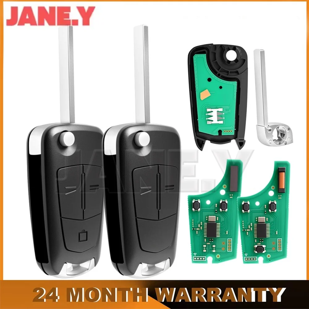 ID46 Chip 433Mhz Flip Remote Key For Opel For Vauxhall Astra H Zafira B Corsa D Vectra C Signum PCF7941 PCF7946 Car Key w/ Logo
ID46 Chip 433Mhz Flip Remote Key For Opel For Vauxhall Astra H Zafira B Corsa D Vectra C Signum PCF7941 PCF7946 Car Key w/ Logo