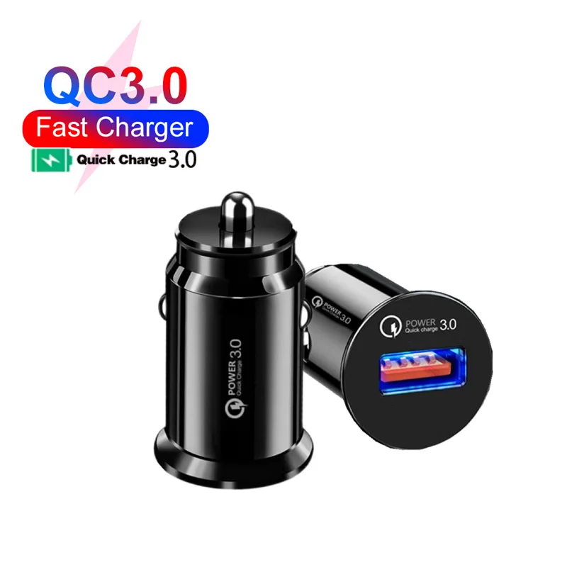 18W 3A QC3.0 USB Fast Car Charger Supports Super Fast Charging Car Cigarette Lighter Flash Charge For phone
18W 3A QC3.0 USB Fast Car Charger Supports Super Fast Charging Car Cigarette Lighter Flash Charge For phone