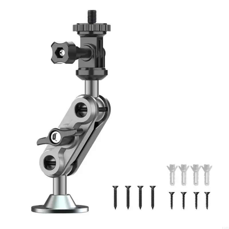 F42D Multipurpose Adjustable Metal Bracket Support Universal 1/4 Screw Mount for Surveillances Cameras Photography Equipment
F42D Multipurpose Adjustable Metal Bracket Support Universal 1/4 Screw Mount for Surveillances Cameras Photography Equipment