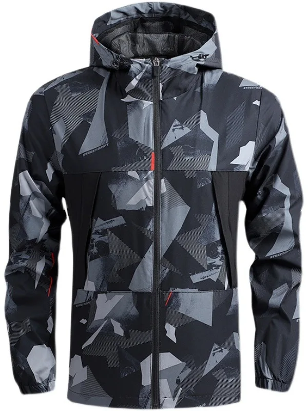 Men's Outdoor Climbing Jaet Lightweight Casual Qui Dry Windproof Hooded Outdoor Sports Coat Spring Autumn Polyester Fiber
Men's Outdoor Climbing Jaet Lightweight Casual Qui Dry Windproof Hooded Outdoor Sports Coat Spring Autumn Polyester Fiber